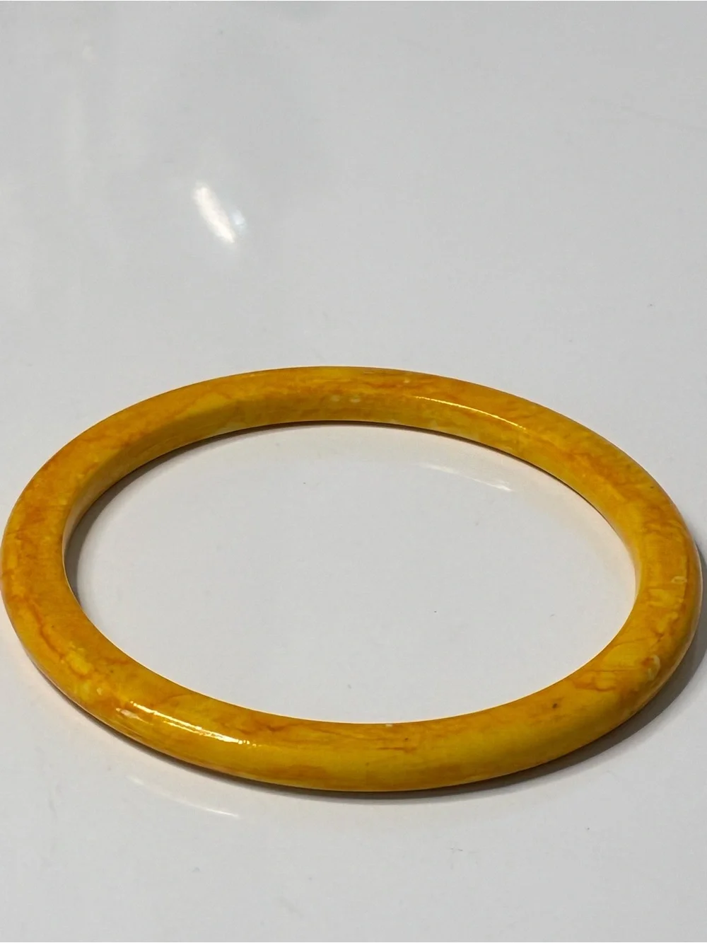 Source Unknown Colorful Resin Bangle Set - Purple, Teal, Green, Amber